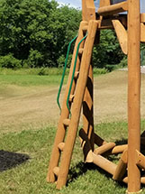 Large Angled Climber with Steel Handles