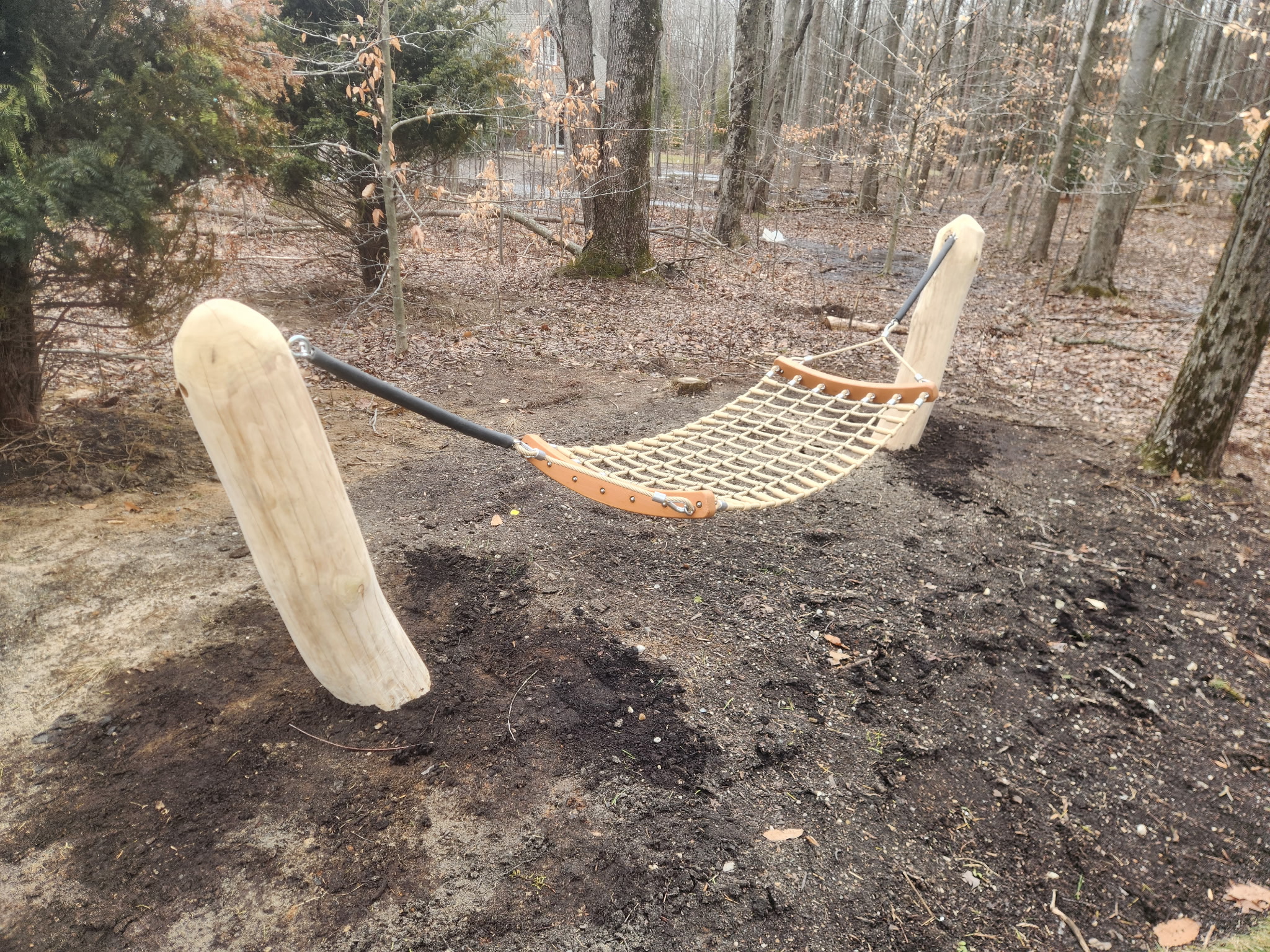 Independent Play & Free Standing 356 Tilted Posts- Hammock (3)